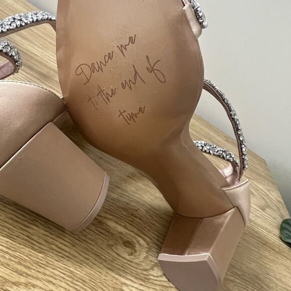 Naturalizer x Pnina Tornai Ahava Heeled Sandals Sz 8.5 Wide - Picture 10 of 11